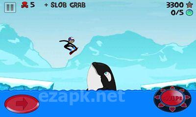 Stickman Snowboarder