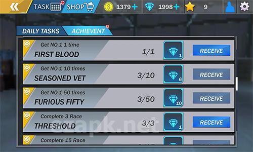 Moto drift racing