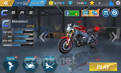 Moto drift racing