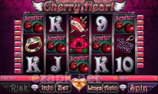 Cherry heart slot