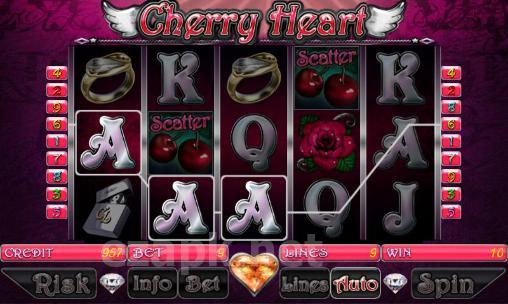 Cherry heart slot