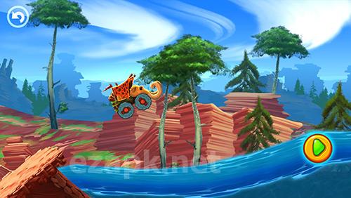 Fun kid racing: Prehistoric run