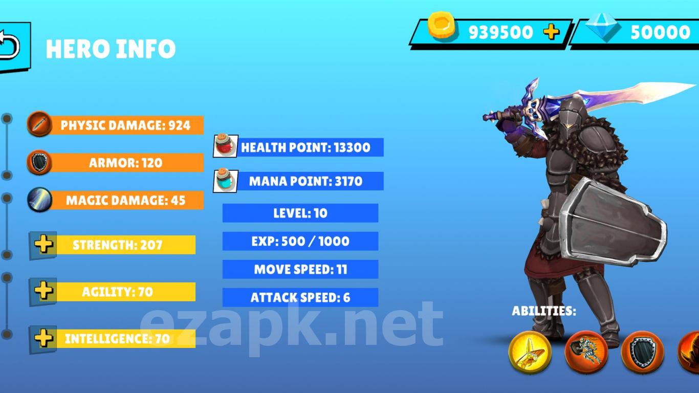 Knight's Life Hero Defense, Online RPG & PVP Arena