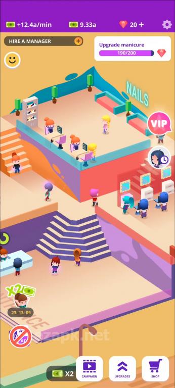 Idle Beauty Salon: Hair and nails parlor simulator