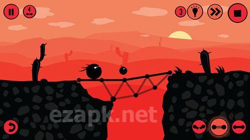 Fat dots: Bridge builder