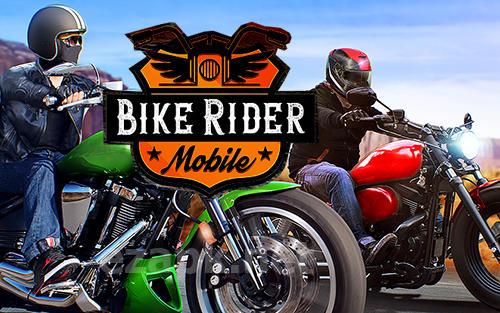 Bike rider mobile: Moto race and highway traffic
