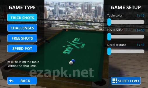 Sky cue club: Pool and Snooker