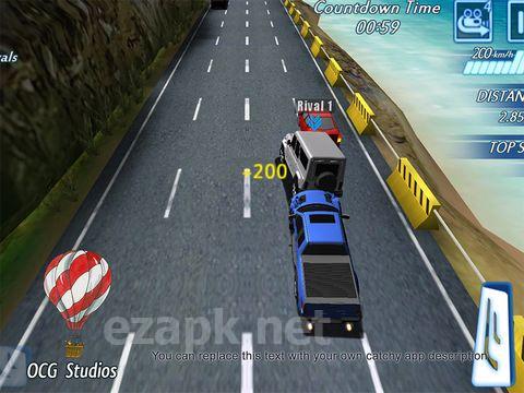 Highway racing: Traffic rush