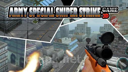 Army special sniper strike game 3D