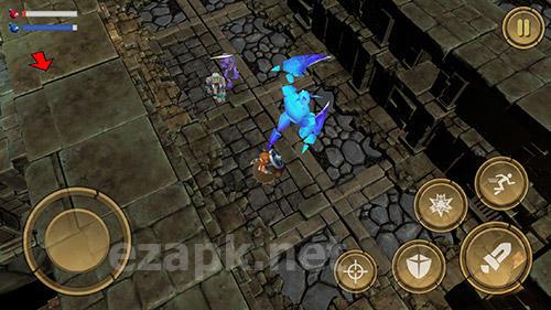 Treasure hunter. Dungeon fight: Monster slasher