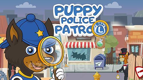 Puppy policeman patrol