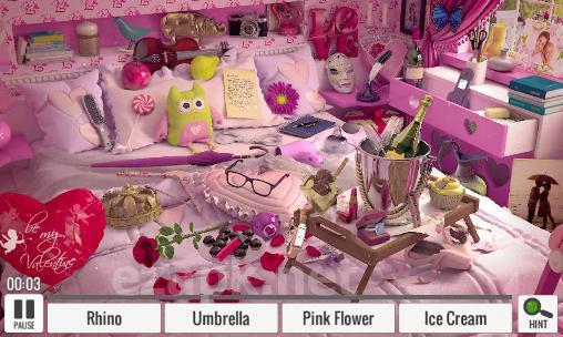 Hidden objects: St. Valentine's day