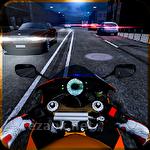 Highway motorbike rider