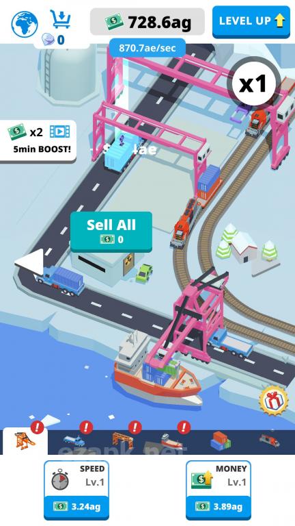 Idle Port Tycoon