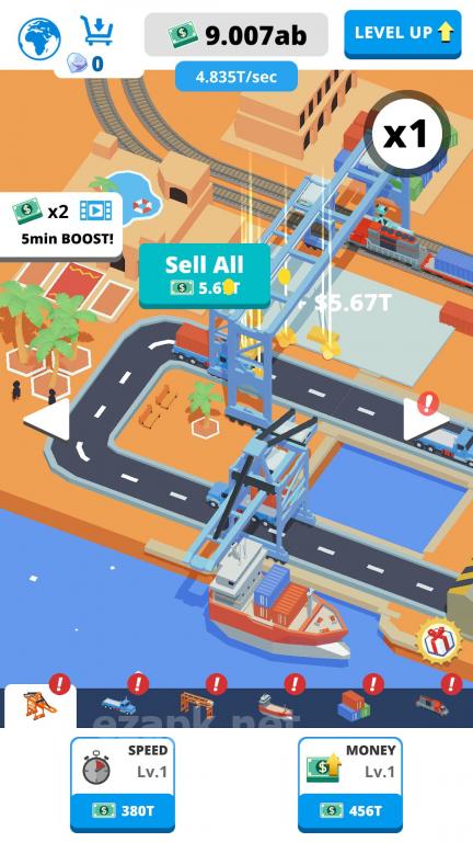 Idle Port Tycoon