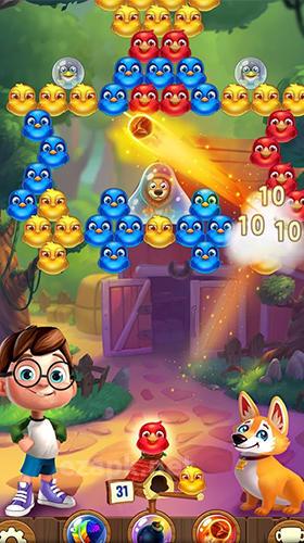 Bubble birds 5: Color birds shooter