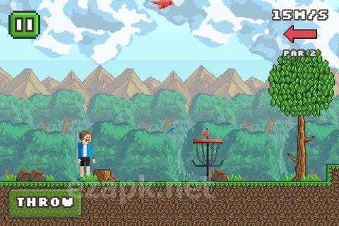 Pixel disc golf