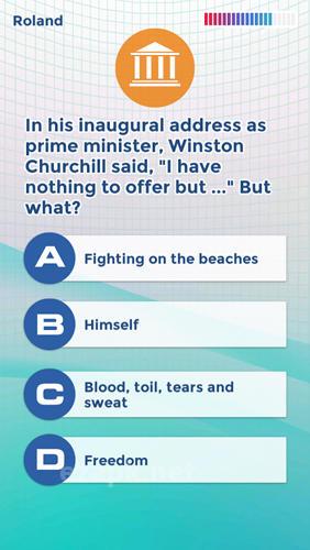 Knowledge trainer: Trivia