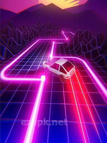 Beat rider: Retrowave race