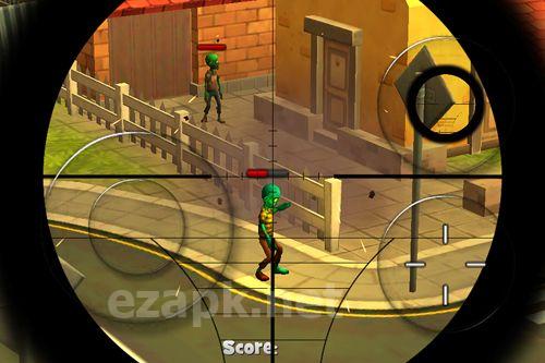 Zombie town: Sniper shooting