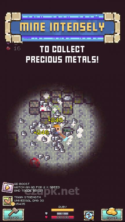 Idle Pocket Crafter: Mine Rush