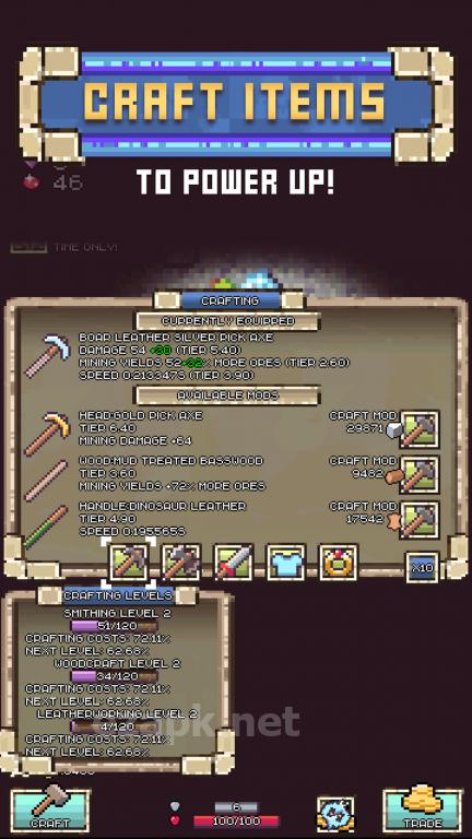 Idle Pocket Crafter: Mine Rush