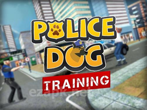 Police dog training simulator