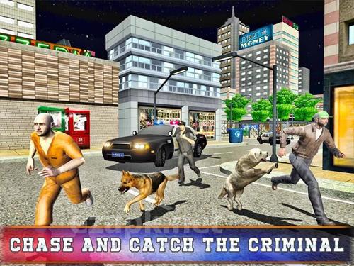 Police dog training simulator