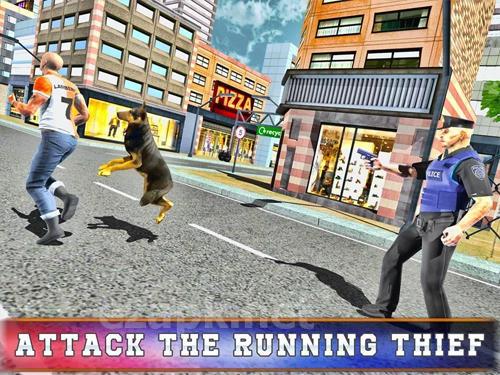 Police dog training simulator