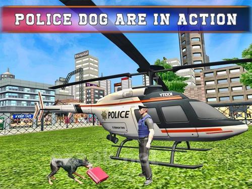Police dog training simulator