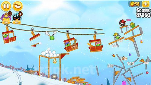 Angry birds. Seasons: Ski or squeal