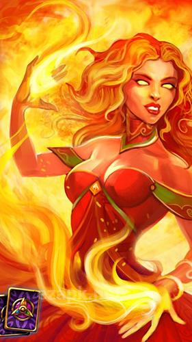 Keepers of cards and magic: RPG battle