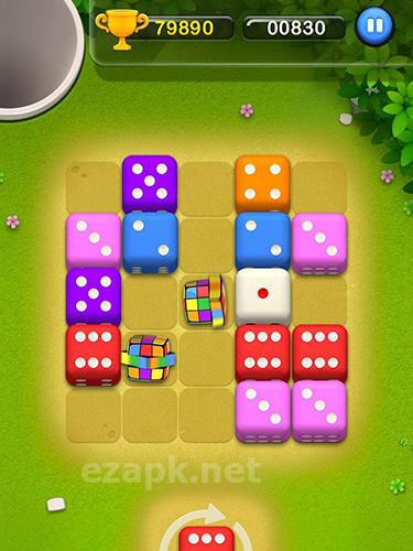 Fantastic dice: Merge puzzle