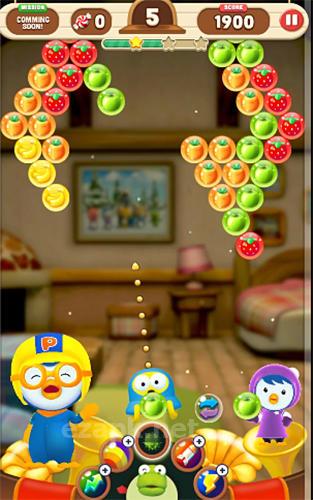 Pororo: The little penguin. Bubble shooter