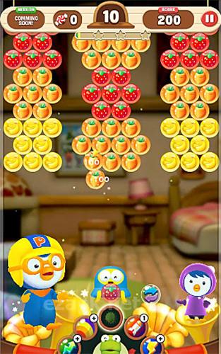 Pororo: The little penguin. Bubble shooter