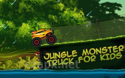 Jungle monster truck for kids