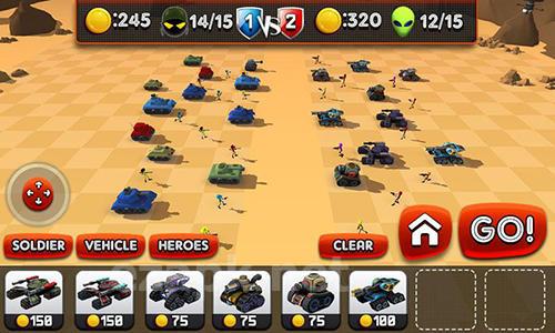 Creepy aliens battle simulator 3D