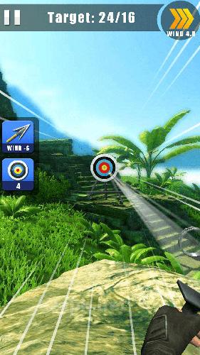 Archery champion: Real shooting
