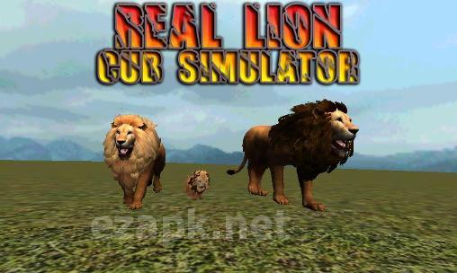 Real lion cub simulator