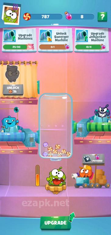 Om Nom Idle Candy Factory
