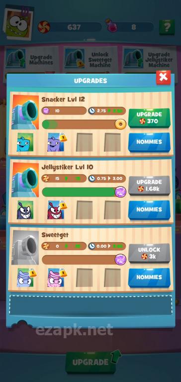 Om Nom Idle Candy Factory