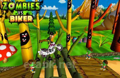 Zombies vs Biker (3D Bike racing games)