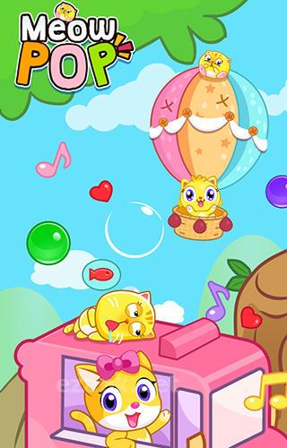 Meow pop: Kitty bubble puzzle