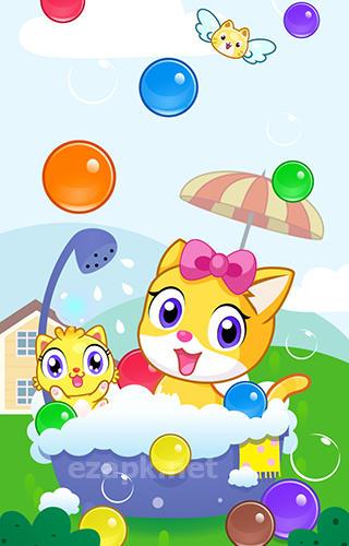 Meow pop: Kitty bubble puzzle