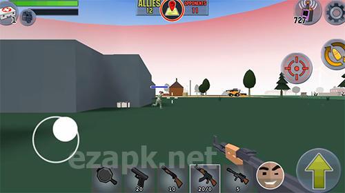 Battle royale FPS survival