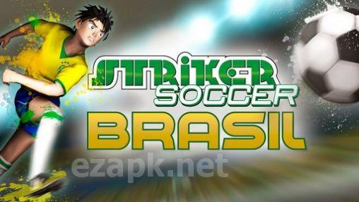 Brazil Germany world cup. Striker soccer: Brasil