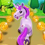 Unicorn runner 3D: Horse run