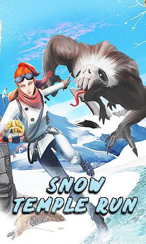Snow temple run