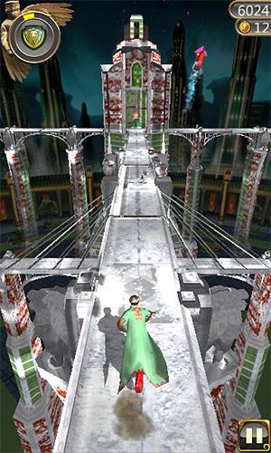 Snow temple run
