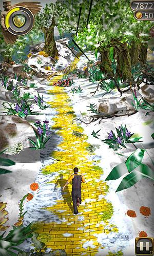 Snow temple run